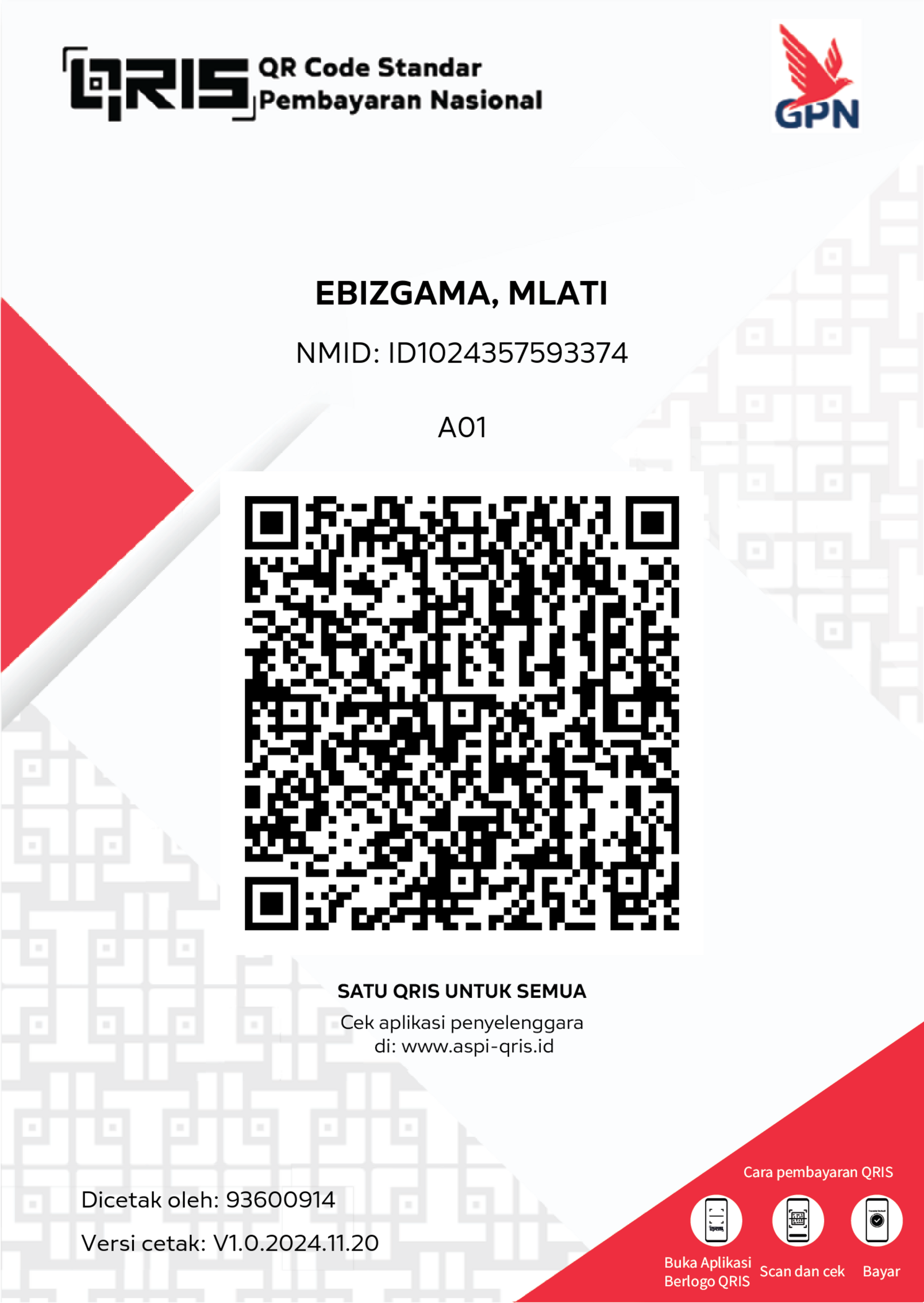 QRIS EBIZGAMA